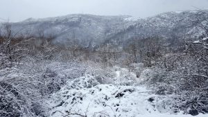 Sierra con nieve